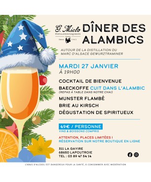 copy of Dîner des Alambics - 23 Janvier 2024